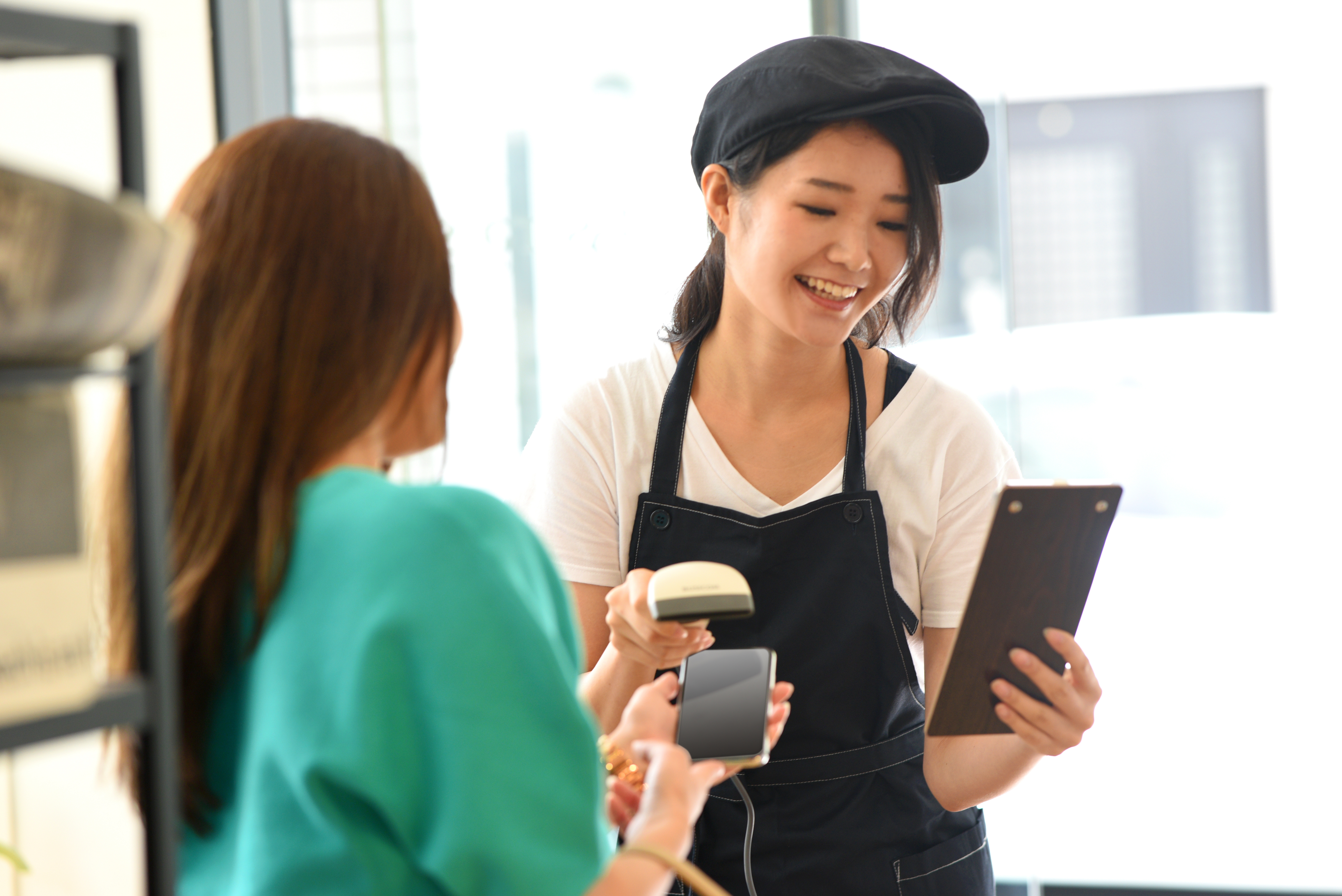 QR読み取り・会員情報の入力